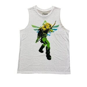 Nintendo The Legend of Zelda Tank Top Men’s S Unisex Casual Link Muscle Shirt
